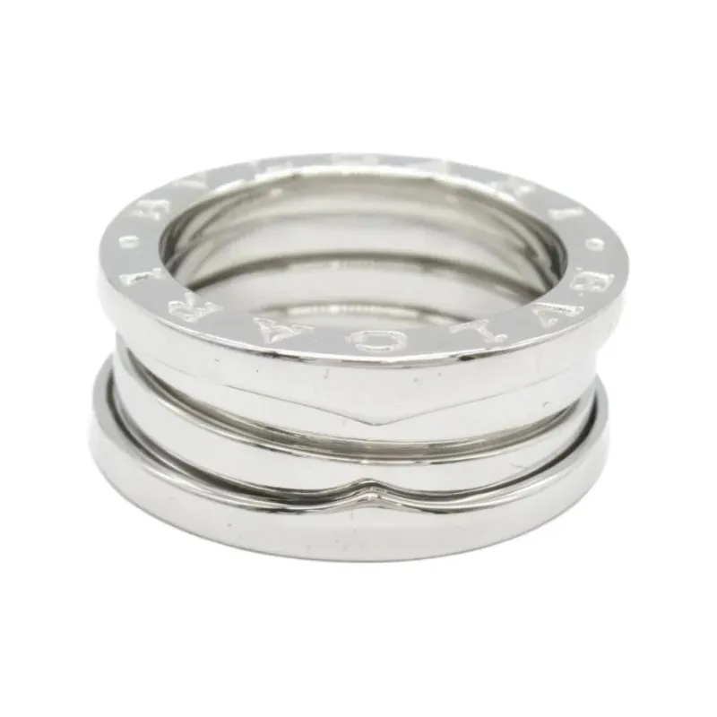 BVLGARI 2010s 18K White Gold B.zero1 Ring-2