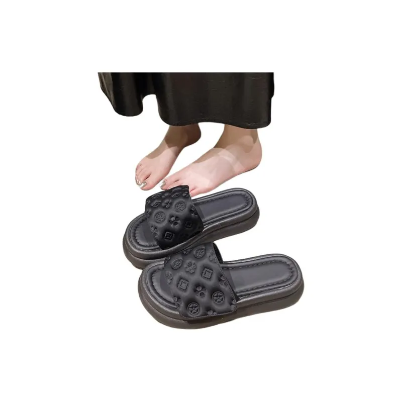 ALPLUME Slippers Black, Champagne-3