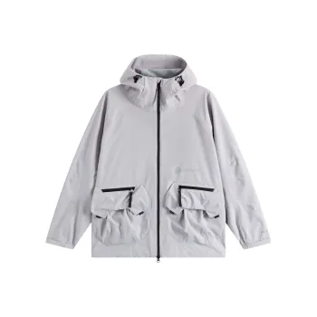 Phenix ALK Windbreaker Jackets Unisex Light Gray LG