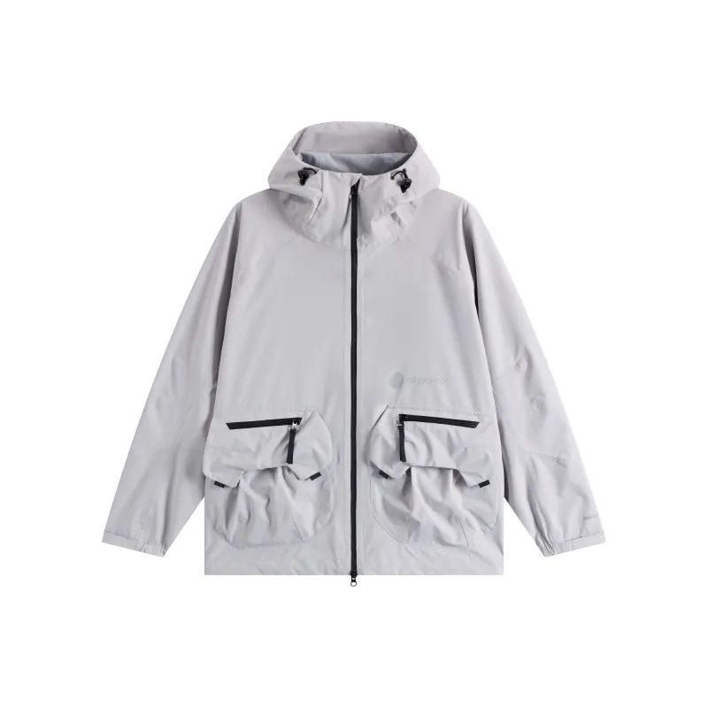 Phenix ALK Windbreaker Jackets Unisex Light Gray LG-0