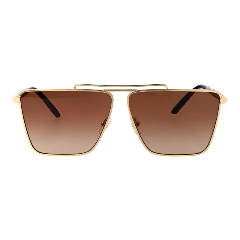 VERSACE Square Frame Sunglasses-1