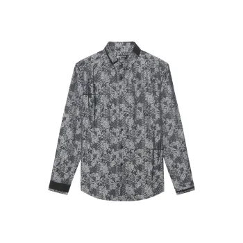 ANDREW MACKENZIE Shirts Men Black Gray