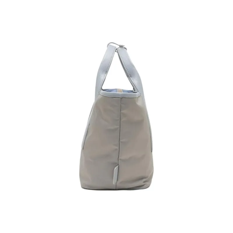 Furla Recycled Nylon Fabric Tote Bag, Shopping Bag, Shoulder Bag, Crossbody Bag, Handbag Large Size Women's Gray-3