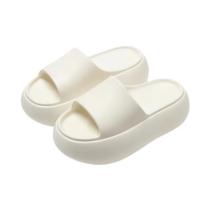 Lighthearted Summer Home Indoor Slip Resistant Odor Resistant Platform Height Increasing Slippers-5