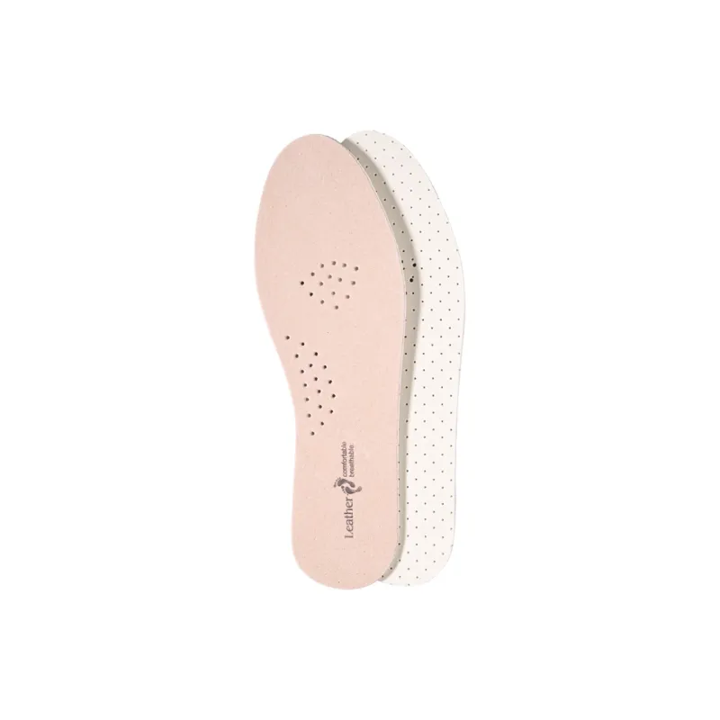 Maigaole Split Pig Leather Latex Insoles Unisex-0