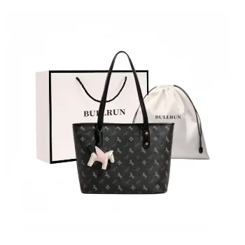Bullrun PU Shoulder Bag Regular Women's Night Black