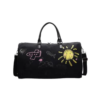 Yalu Nylon Portable Crossbody One Shoulder Travel Bag Unisex Multicolor