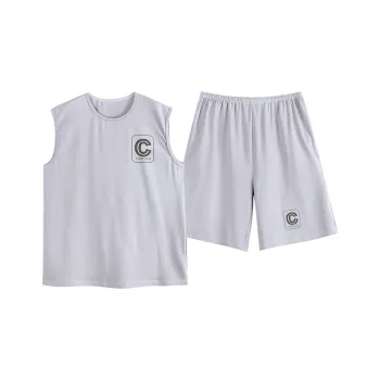 BONAS Pajama Set Men's Light Gray