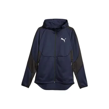 PUMA EVOSTRIPE Men's Full-Zip Hoodie Sweatshirt Men's Blue