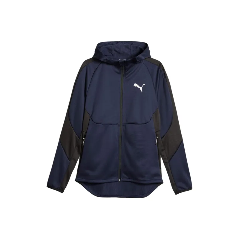 PUMA EVOSTRIPE Men's Full-Zip Hoodie Sweatshirt Men's Blue-0
