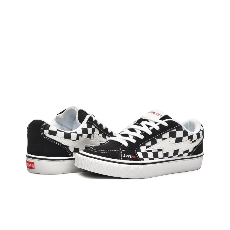 CHERRY&KALIKA Wear resistant, Lightweight, Breathable, And Non slip. Low Top Skateboard Shoes Men's Black-3