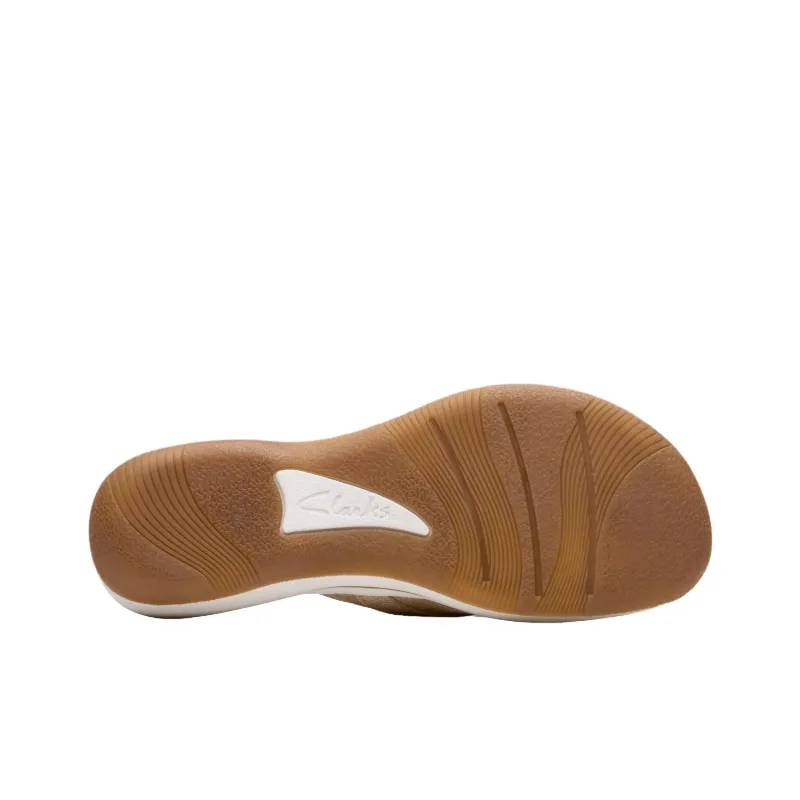 Clarks Quiet Abrasion Resistant Flip Flops Women's Sand-5