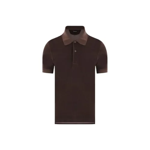 TOM FORD Polo Shirt Men's Brown
