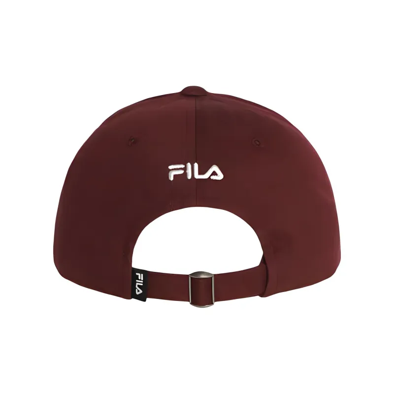 FILA Cotton Baseball Caps Unisex Red-3