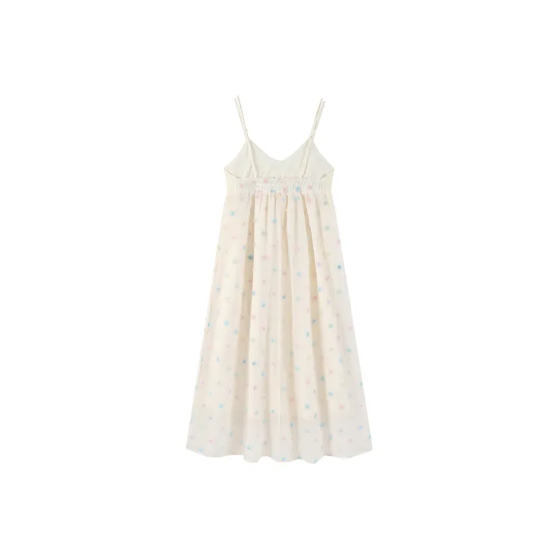 GTLA Slip Dresses Women's Ecru-1
