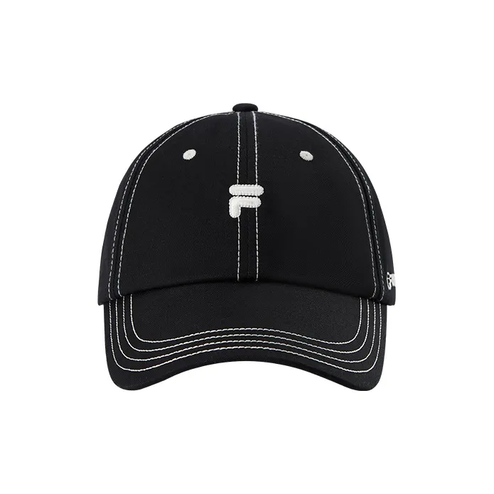 FILA FUSION Cotton Baseball Caps Unisex Black-1