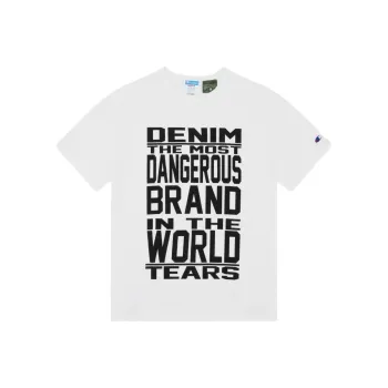 Champion X Denim Tears T Shirts Unisex White
