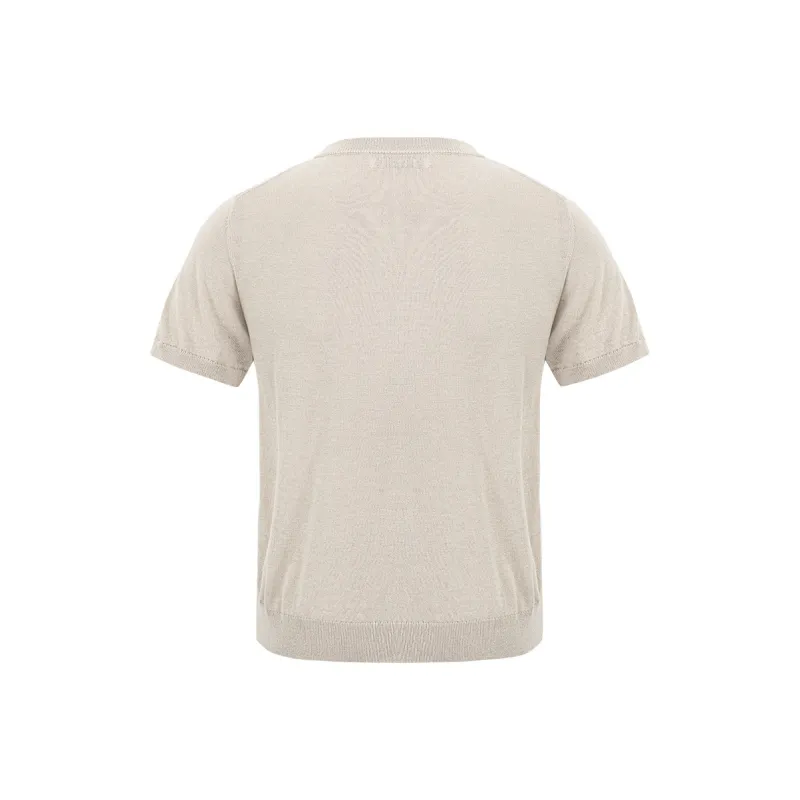 MOONWAV Knitted Fabric Short Sleeved Summer Cooling T Shirt Unisex-13