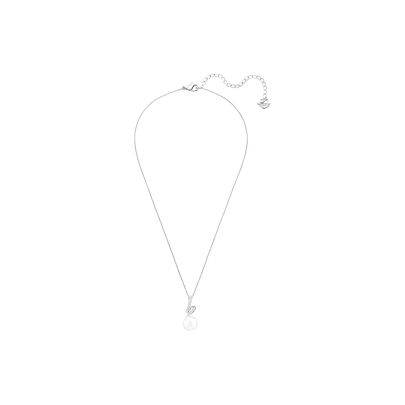 Swarovski Gabriella Metal Necklace & Stud Earrings Set Unisex-1