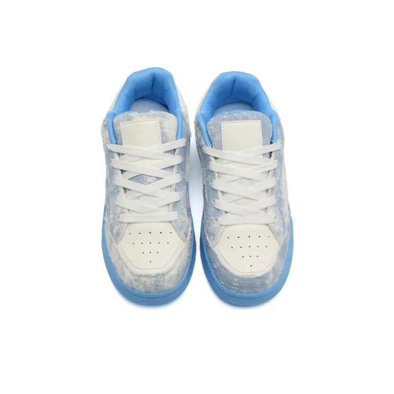 Circle Small Coverage Abrasion Resistant Lightweight Low Top Skateboard Shoes Unisex-3
