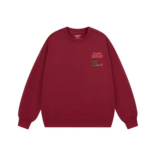 AFTER SCHOOL SPECIAL Sweatshirt Unisex Dark Green Dark Red