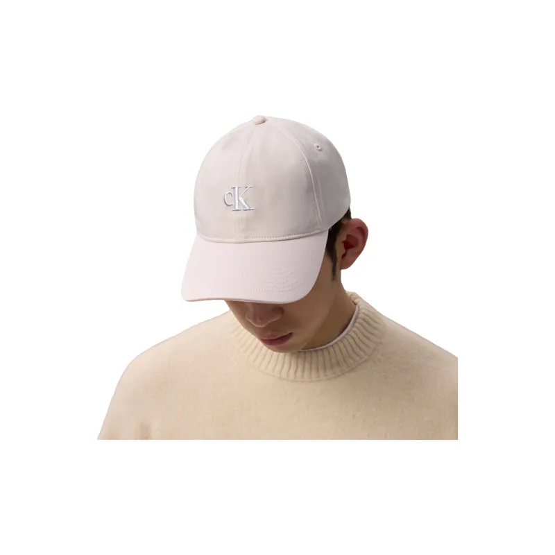 CALVIN KLEIN Cotton Baseball Caps Unisex Pink Peony-4