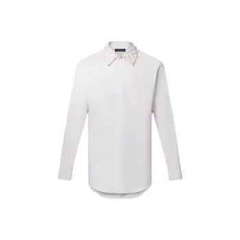 LOUIS VUITTON Embellished Collar Evening Shirt
