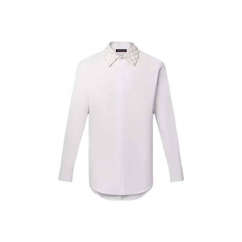 LOUIS VUITTON Embellished Collar Evening Shirt-0