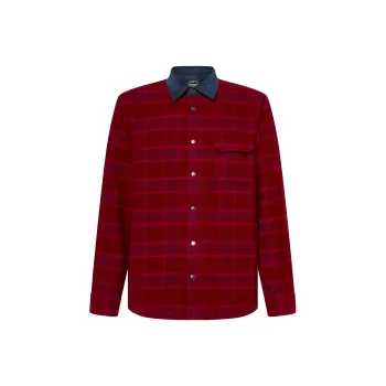 Oakley Shirt Men's Iron Red Plaid