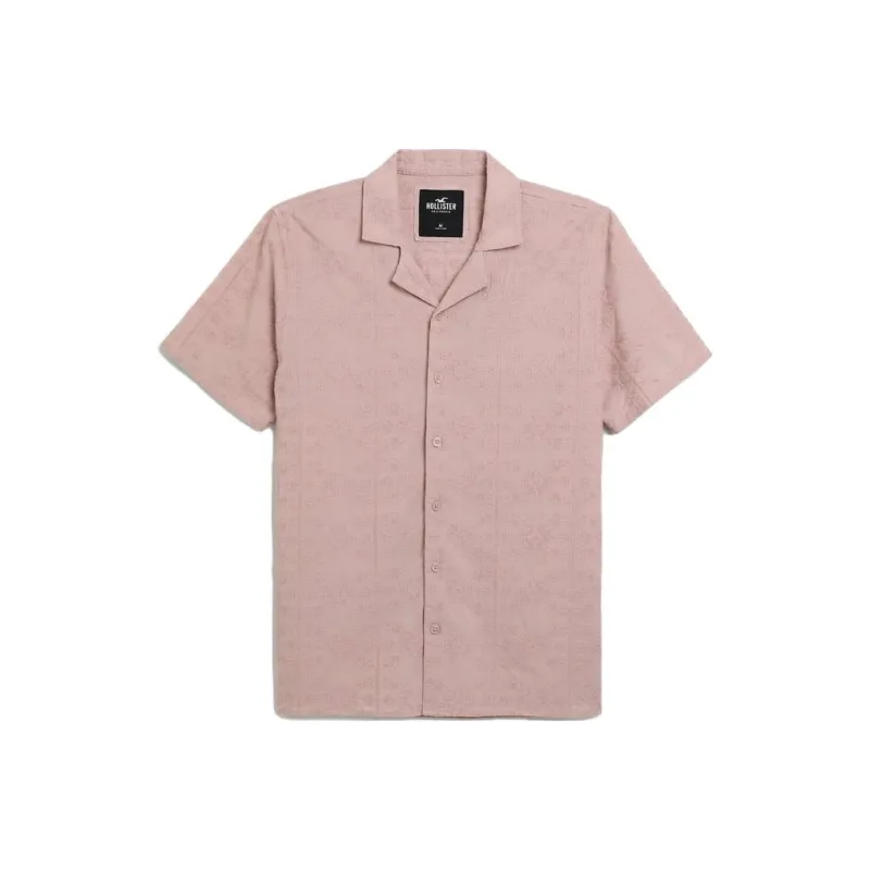 Hollister Shirts Men Dark Pink-0