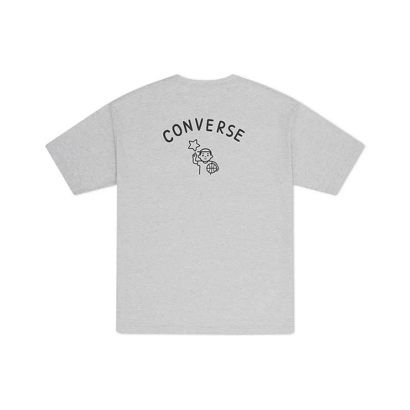 Converse T Shirts Men Gray-1