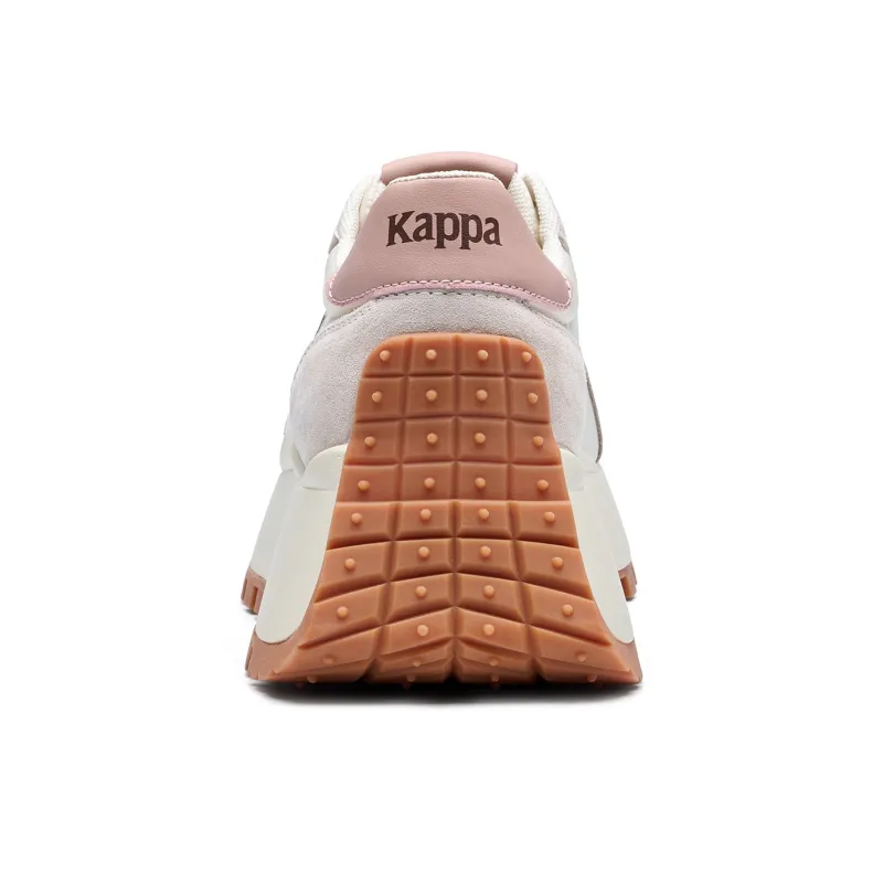 Kappa Anti Slip And Wear Resistant, Increase Height And Lightweight Low Top Running Shoes Women's Brown-4