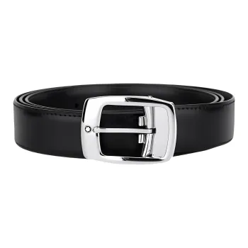 MONTBLANC Cow Leather Belts Men's 3cm