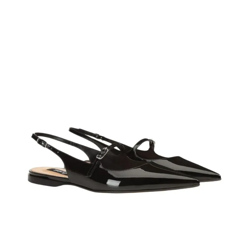 SERGIO ROSSI Godiva Casual Single Shoes Women's Black-2