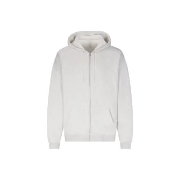SKIMS FLEECE LOUNGE MENS RELAXED ZIP UP HOODIE Sweatshirt Men's Light Heather Grey