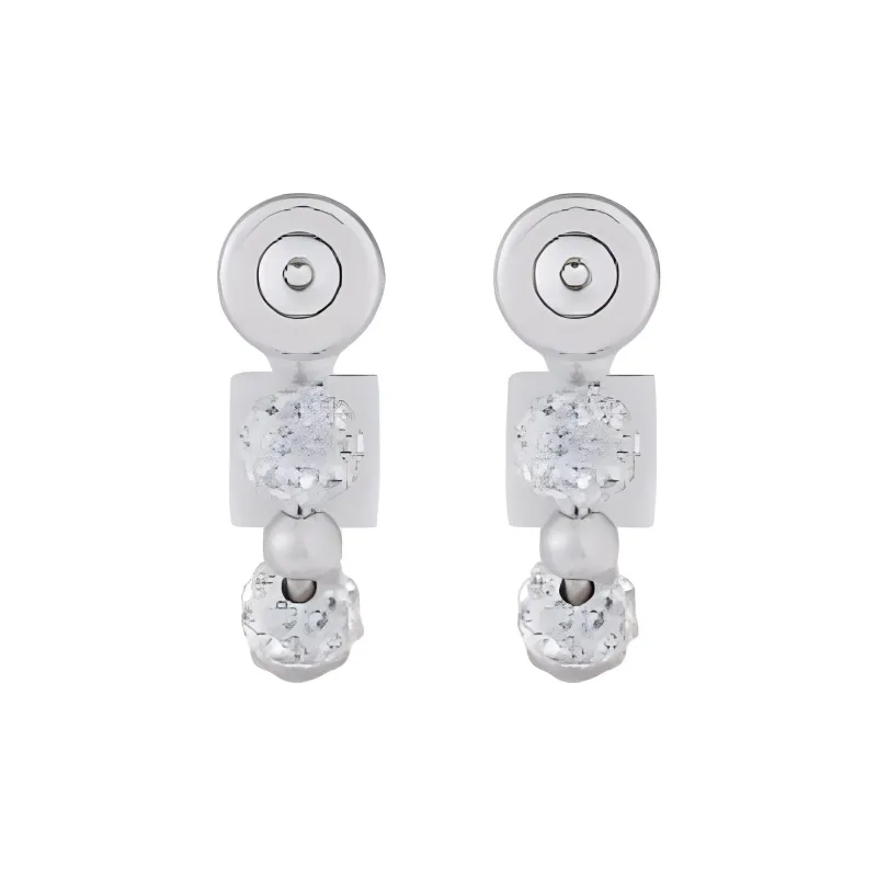 Givenchy 4G Crystal Embellished Earrings-0