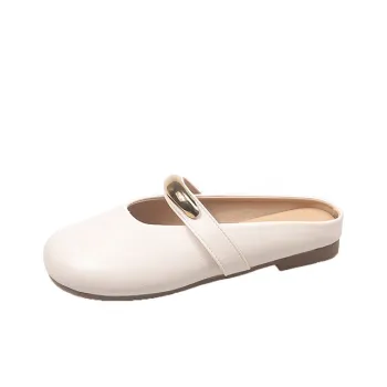 Puppytown Rubber Sole Abrasion Resistant Slip Resistant Wrap toe Slippers Women's