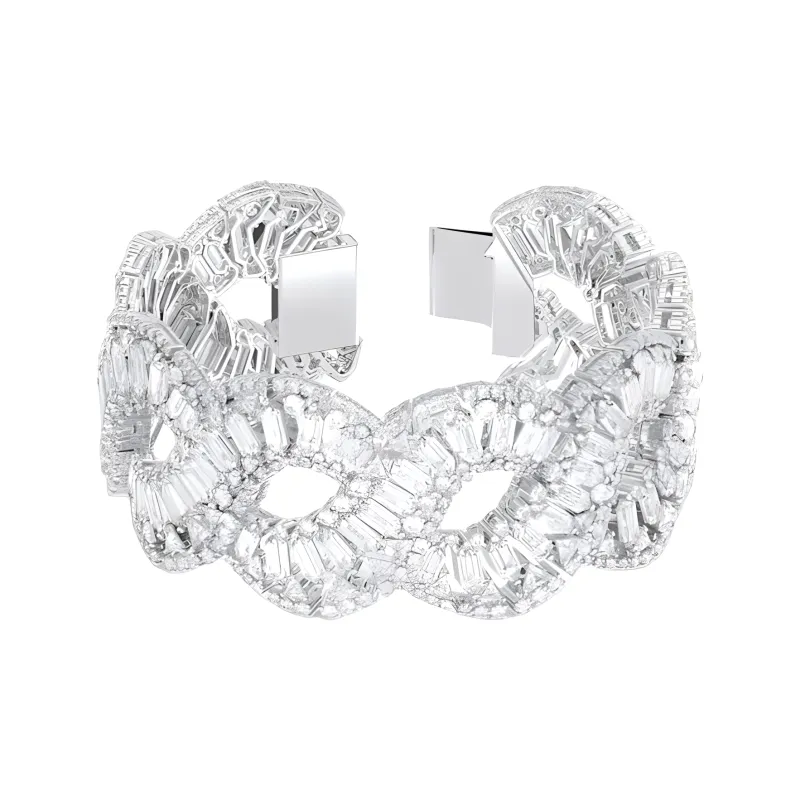 Swarovski Hyperbola Wave Crystal Bracelet-1