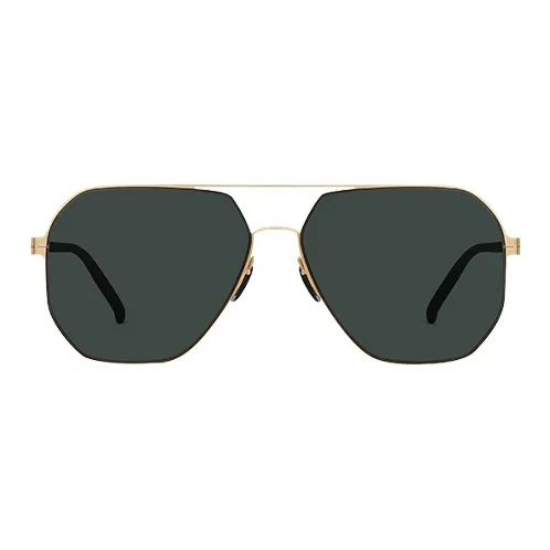 MARJAKURKI Metal Aviator Sunglasses Unisex-0