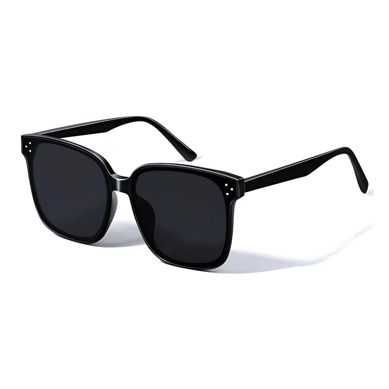 MR.PUTIAN PC Square Sunglasses Unisex Black-3