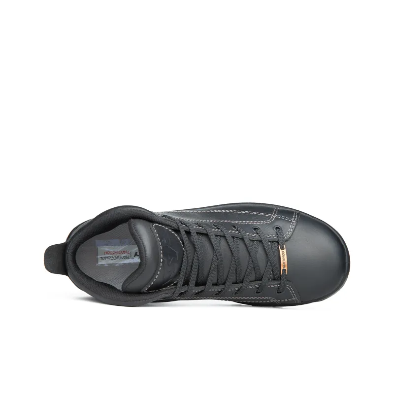 Slider Rock Series Cushioning, Slip Resistant, And Abrasion Resistant Mid Top Mountaineering & Hiking Shoes Men's Black-2