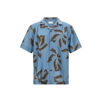 DRIES VAN NOTEN Silk Button Up Shirt