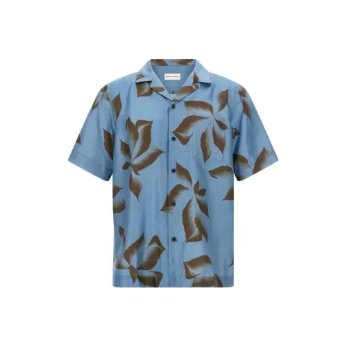 DRIES VAN NOTEN Silk Button Up Shirt