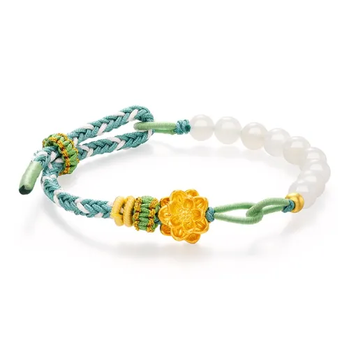 JINLIUFUJIXIANG Bracelets White Jade Women's