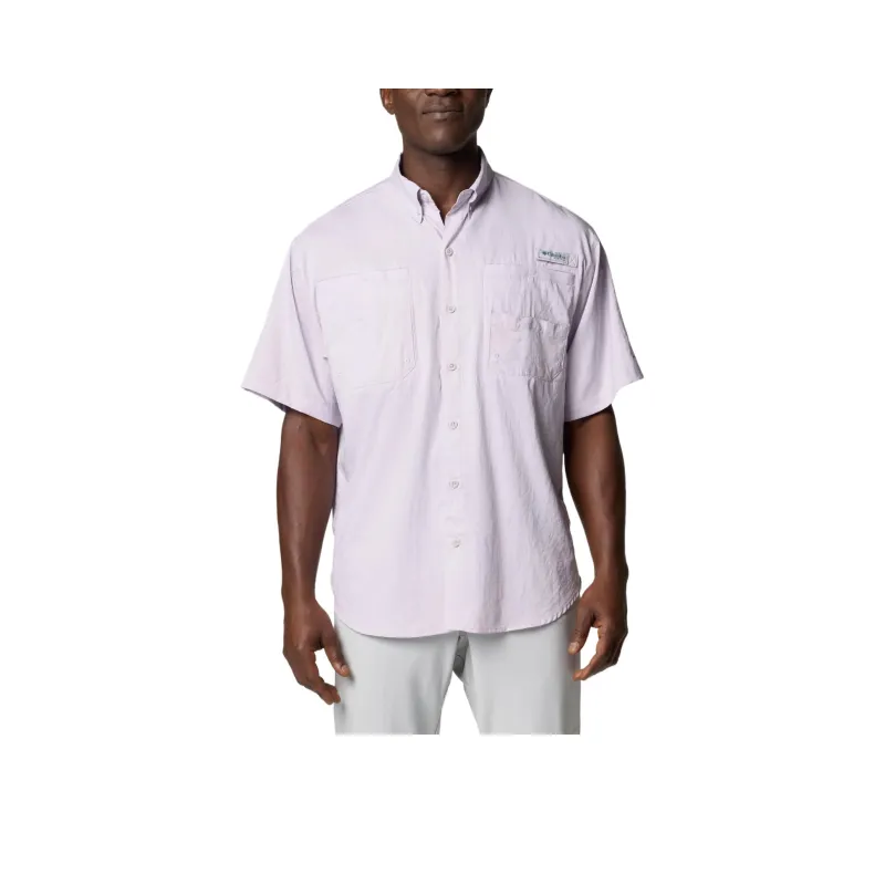 Columbia PFG Tamiami Shirt Men's Lavender Pearl Purple-0