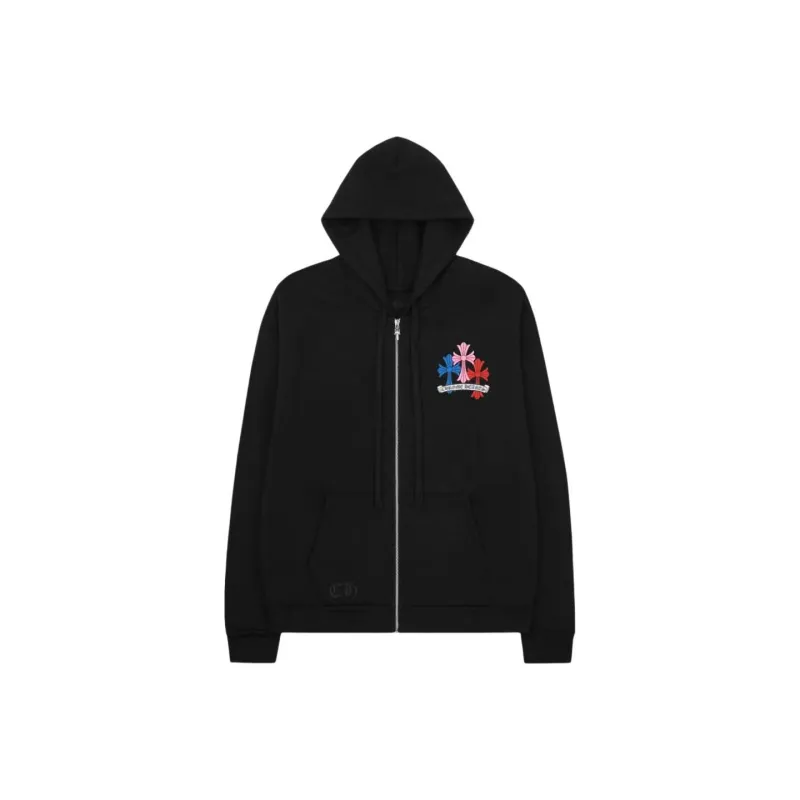Chrome Hearts Multi Color Cross Hoodie-0