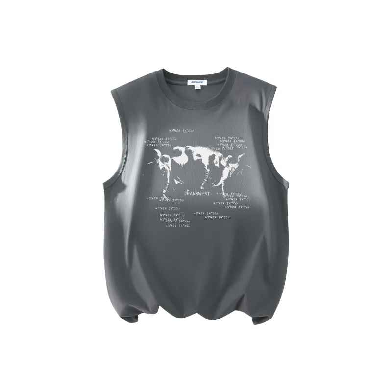 JEANSWEST Tank Tops Unisex-12