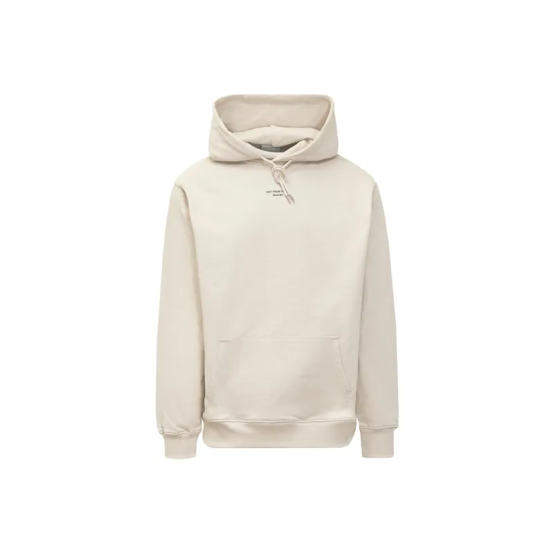 DROLE DE MONSIEUR Slogan Printed Drawstring Hoodie-0