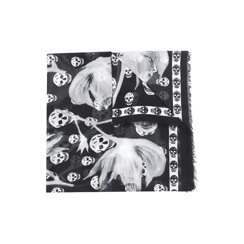 Alexander McQueen Graphic Printed Scarf-1