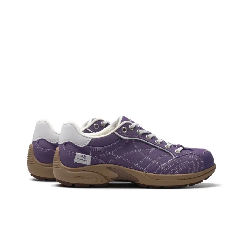 Mule Donkey Lightweight Height Increasing Low Top Casual Shoes Unisex Grape Purple-2